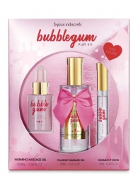 Набор средств для массажа и ласк Bubblegum Play Kit - Bijoux Indiscrets - купить с доставкой во Владивостоке