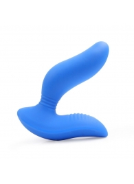 Синий вибромассажер простаты 3,5’’ Curve P-spot Massager - 12 см. - Erokay - во Владивостоке купить с доставкой