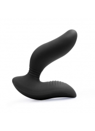 Черный вибромассажер простаты 3,5’’ Curve P-spot Massager - 12 см. - Erokay - во Владивостоке купить с доставкой