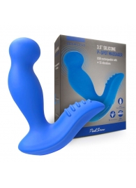 Синий вибромассажер простаты 3,5’’ P-spot Massager - 12,5 см. - Erokay - во Владивостоке купить с доставкой