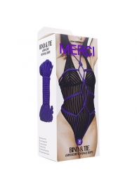 Фиолетовая верёвка для связывания и фиксации Bind Tie - 9,14 м. - Doc Johnson - купить с доставкой во Владивостоке