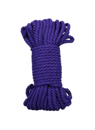 Фиолетовая верёвка для связывания и фиксации Bind Tie - 15,24 м. - Doc Johnson - купить с доставкой во Владивостоке