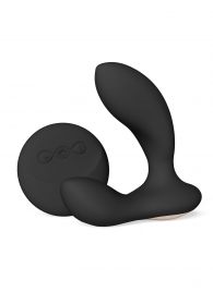 Черный вибромассажер простаты с пультом ДУ Hugo 2 Remote - Lelo - во Владивостоке купить с доставкой