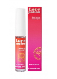 Возбуждающий блеск для губ Love Potion - 8 мл. - Love to Love - купить с доставкой во Владивостоке