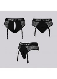 Трусики для фиксации насадок Strap-on-me Harness Lingerie Diva XS - Strap-on-me - купить с доставкой во Владивостоке