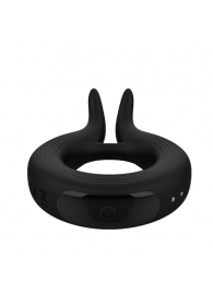 Черное эрекционное кольцо Marry Me Rechargeable Vibrating Cockring - Adrien Lastic - во Владивостоке купить с доставкой