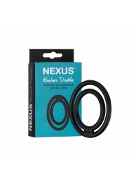 Черное двойное эрекционное кольцо Nexus Enduro Double - Nexus Range - во Владивостоке купить с доставкой