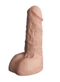 Телесный фаллоудлинитель с мошонкой Cock Next - 17 см. - LOVETOY (А-Полимер) - во Владивостоке купить с доставкой