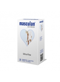 Особо тонкие презервативы Masculan Ultra Fine - 21 шт. - Masculan - купить с доставкой во Владивостоке