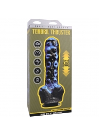 Черно-синяя мини-машина на присоске Tendril Thruster - 21,6 см. - Doc Johnson - купить с доставкой во Владивостоке