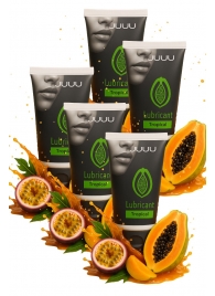 Набор из 5 съедобных лубрикантов JUJU со вкусом тропических фруктов - JuJu - купить с доставкой во Владивостоке