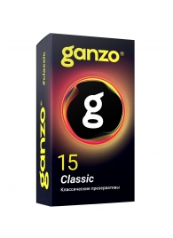 Классические презервативы с обильной смазкой Ganzo Classic - 15 шт. - Ganzo - купить с доставкой во Владивостоке