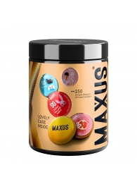 Точечные презервативы MAXUS 2000 Amazing Dots с железным кейсом - 15 шт. - Maxus - купить с доставкой во Владивостоке