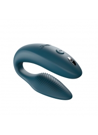 Зеленый вибратор для пар We-Vibe Sync 2 с пультом ДУ - We-vibe купить во Владивостоке с доставкой в Orgasmix.ru Зеленый вибратор для пар We-Vibe Sync 2 с пультом ДУ - We-vibe