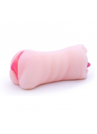 Телесный двусторонний мастурбатор - вагина и ротик - Boys of Toys - во Владивостоке купить с доставкой