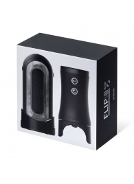 Набор Tenga Flip Zero Electronic Vibrotation: мастурбатор с вибрацией и устройство вращения - Tenga - во Владивостоке купить с доставкой