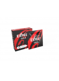 Презервативы с ароматом колы Expert Cola - 3 шт. - Expert - купить с доставкой во Владивостоке