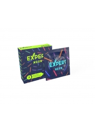 Светящиеся в темноте презервативы Expert Neon - 3 шт. - Expert - купить с доставкой во Владивостоке