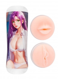 Двусторонний мастурбатор аниме - ротик и вагина - Tokyo Style - во Владивостоке купить с доставкой