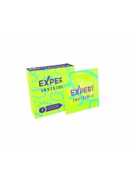 Ультратонкие презервативы Expert Invisible - 3 шт. - Expert - купить с доставкой во Владивостоке