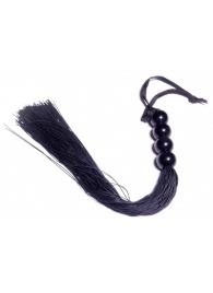 Черная силиконовая плеть - 37 см. - Boys of Toys - купить с доставкой во Владивостоке