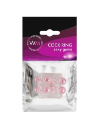 Прозрачная насадка на пенис с цветными шариками - Erowoman-Eroman - во Владивостоке купить с доставкой