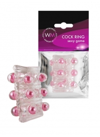 Прозрачная сквозная насадка на пенис с цветными шариками - Erowoman-Eroman - во Владивостоке купить с доставкой