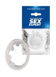 Эрекционное кольцо с мягкой стимулирующей насадкой - Sex Expert - во Владивостоке купить с доставкой
