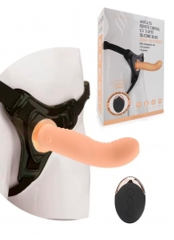 Женский вибрострапон со съемной насадкой и пультом ДУ - Erokay - купить с доставкой во Владивостоке