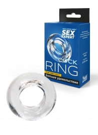 Прозрачное эрекционное кольцо-бублик - Sex Expert - во Владивостоке купить с доставкой