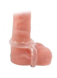 Прозрачное двойное эрекционное кольцо - Sex Expert - во Владивостоке купить с доставкой