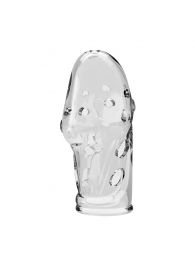 Прозрачная насадка на пенис Booker - 8 см. - Baile - во Владивостоке купить с доставкой