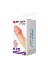 Телесная насадка на пенис Booker - 8 см. - Baile - во Владивостоке купить с доставкой