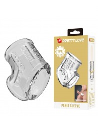 Прозрачная насадка на пенис и мошонку - Baile - во Владивостоке купить с доставкой