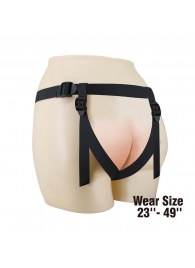 Черные трусики харнесс с платформой Caludio I - Baile - купить с доставкой во Владивостоке