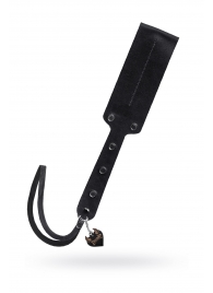 Черный кожаный пэддл - 32 см. - Pecado - купить с доставкой во Владивостоке