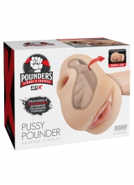 Телесный мастурбатор-вагина Pussy Pounder Squeeze Stroker - Pipedream - во Владивостоке купить с доставкой