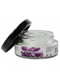 Массажная свеча «Сирень» - 50 мл. - SGAN - купить с доставкой во Владивостоке