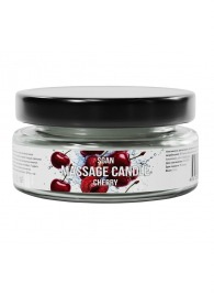 Массажная свеча «Спелая вишня» - 50 мл. - SGAN - купить с доставкой во Владивостоке