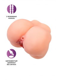 Реалистичный мастурбатор в форме попки с 2 любовными входами - No Name - во Владивостоке купить с доставкой