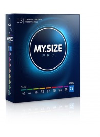 Презервативы MY.SIZE размер 72 - 3 шт. - My.Size - купить с доставкой во Владивостоке