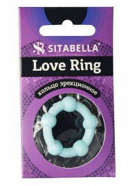 Цветное эрекционное кольцо Love Ring с бусинами - Sitabella - во Владивостоке купить с доставкой