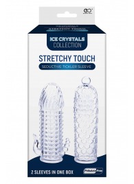 Набор из 2 прозрачных насадок на член Seductive Tickler Sleeves Set - NMC - во Владивостоке купить с доставкой