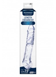 Прозрачная насадка-удлинитель Length Enhancer с подхватом - 22,3 см. - NMC - во Владивостоке купить с доставкой