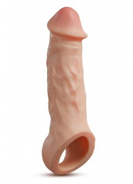 Телесная насадка-удлинитель Intrepid 9.25 Inch Realistic Penis Extender Sleeve - 23,5 см. - Blush Novelties - во Владивостоке купить с доставкой