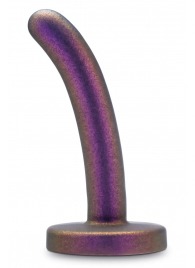 Фиолетовая насадка с гладкой поверхностью Surrender 4.75 Inch Beginner Pegging Dildo - 12 см. - Blush Novelties - купить с доставкой во Владивостоке