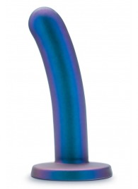 Синяя насадка с гладкой поверхностью Surrender 5.75 Inch Intermediate Pegging Dildo - 14,6 см. - Blush Novelties - купить с доставкой во Владивостоке