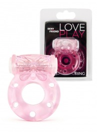 Розовое эрекционное виброкольцо с бабочкой - 1137 - во Владивостоке купить с доставкой
