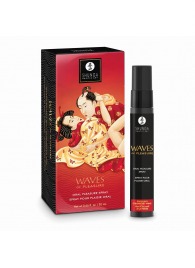 Оральный спрей Waves of Pleasure с ароматом клубники и шампанского - 20 мл. - Shunga - купить с доставкой во Владивостоке