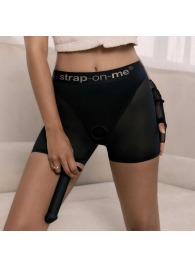 Трусики-шорты для фиксации насадок Strap-on-me Harness Lingerie Halo - size L - Strap-on-me - купить с доставкой во Владивостоке